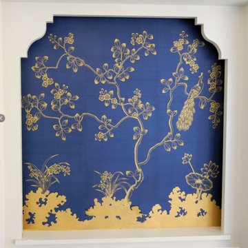 Oriental silk wallpaper in China-Details