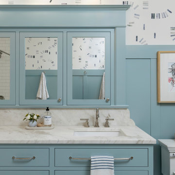Traditional Colorful Bathroom in Summit Hill