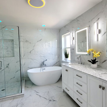 Modern Main Bathroom amazing transformation