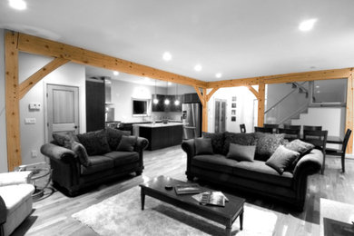Inspiration for a modern living room remodel in Other