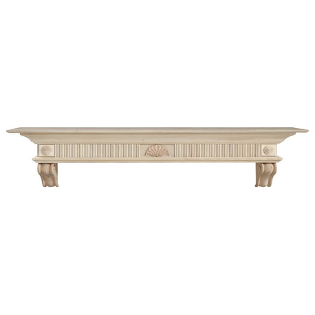The Devonshire 60" Shelf Or Mantel Shelf Unfinished
