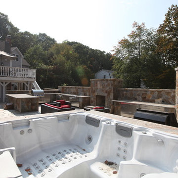 BEST OUTDOOR FIREPLACES by the Pool