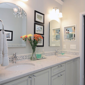 Traditional White Bathroom Olney, MD