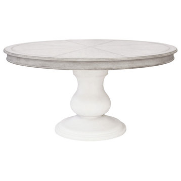 Higgins Street Round Dinning Table With an Urn Shaped Pedestal Base