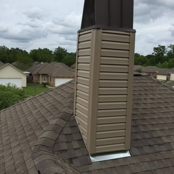 Vinyl Siding Chimney Repair