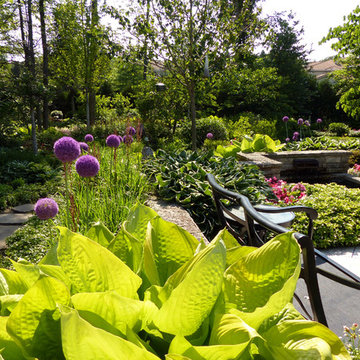Northbrook Illinois Shade Garden in June