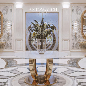 Royal Opulence: Antonovich Group Palace Staircase Masterpiece