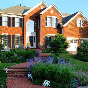 Front Yard Landscape Design in Herndon, Virginia