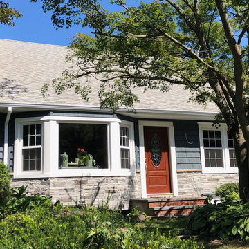 Halesite Siding - Midnight Blue & Windows | Alpha Windows & Siding