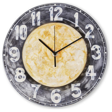 Clock with Black Rim