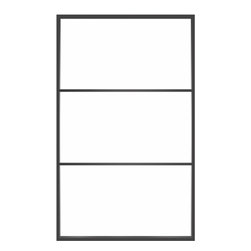 VENTANA3: 3-LITE FIXED RECTANGLE STEEL METAL WINDOW WITH LOW-E GLASS EXTERIOR GRADE - Interior Doors