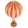 Floating the Skies Decorative Hot Air Balloon, True Red