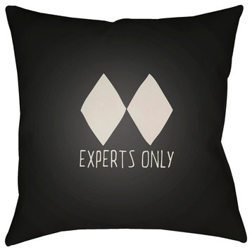 Black Diamond Pillow 20x20x4