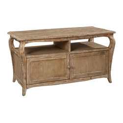 Bolton Furniture - Rustic - Reclaimed TV Stand, Driftwood - Entertainment Centers And Tv Stands