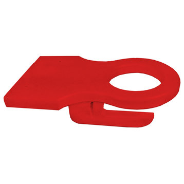 Poly Cup Holder, Bright Red