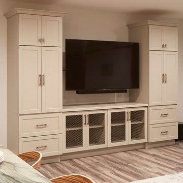 Beautiiful Beautiful Basement Transformation - New Kitchen, Bar, and Bathroom