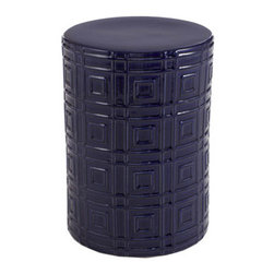 Embossed Garden Stool - Accent And Garden Stools