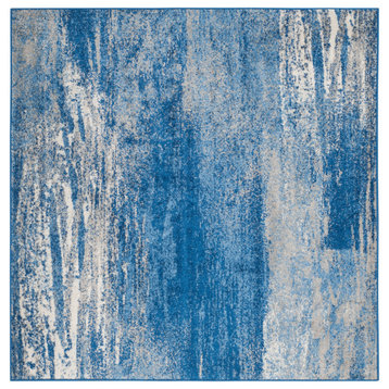 Safavieh Adirondack Collection ADR112F Rug, Silver/Blue, 11' X 11' Square