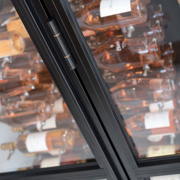 Sophisticated Wine cupboard encapsulated through majestic Origin Internal Doors