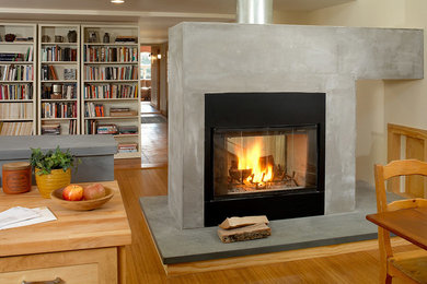 Example of a living room design in Boston