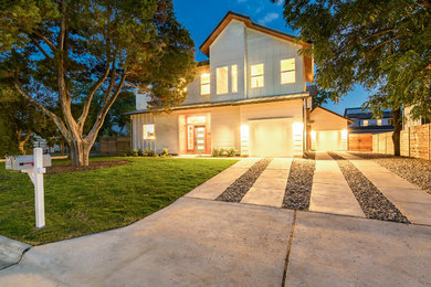 Farmhouse exterior home photo in Austin