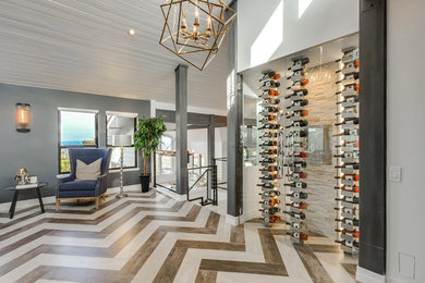 Inspiration for a modern entryway remodel in San Francisco