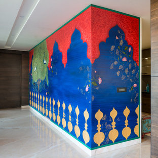 Inspiration för eklektiska entréer