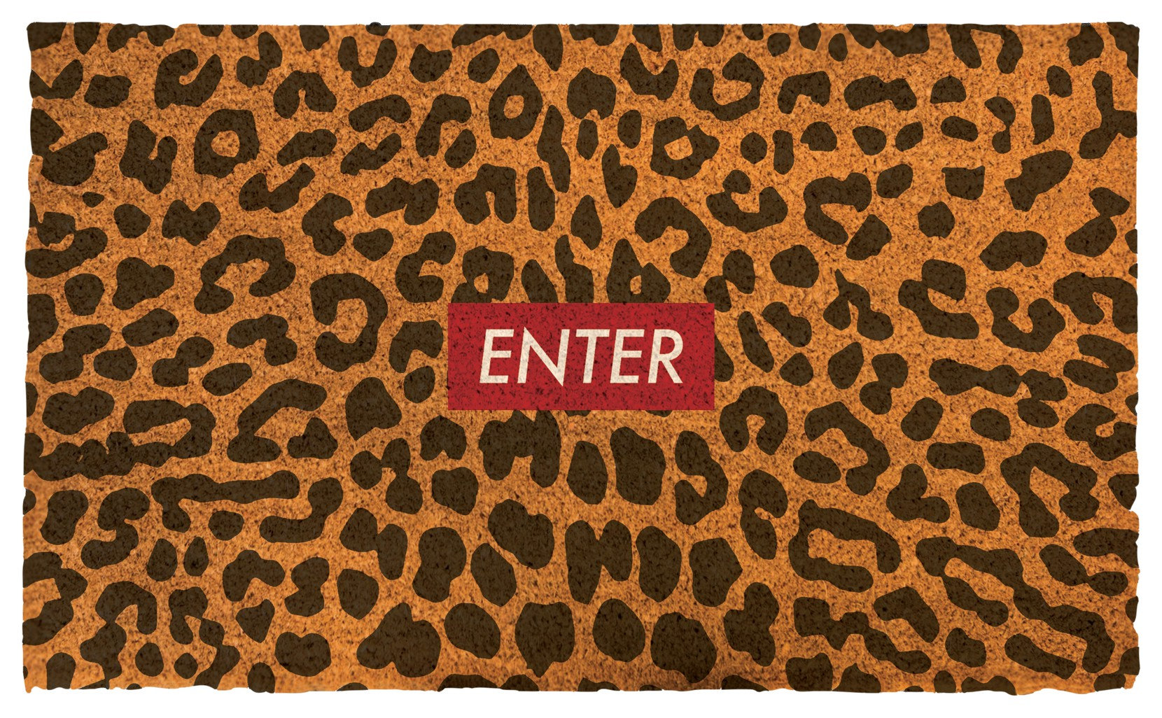 Mat, ''A Cheetah Entry'' Contemporary Doormats by Bison