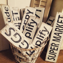 Hand Painted Sign - Wall Decor
