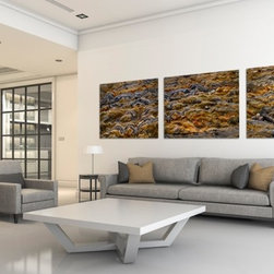 Aaron Chang Triptychs - Beach Stones Triptych - Photographs