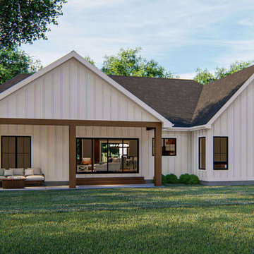 Modern Farmhouse Plan 963-00409