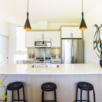 Subtle Toned and Airy Kitchen