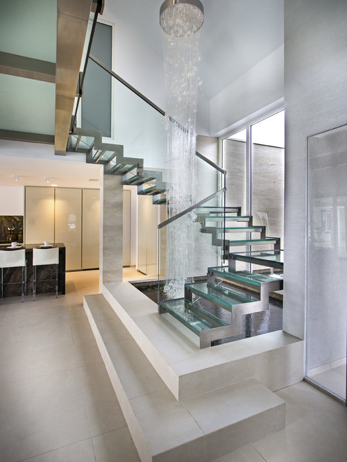 Waterfall Staircases Ideas, Pictures, Remodel and Decor