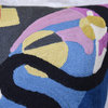 Kandinsky Modern Blue Pillow Cover Abstract Pillowcase Hand Embroidered 18x18