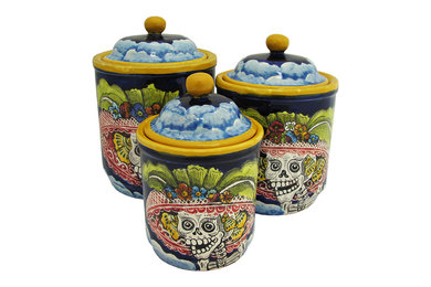 Mexican Home Accents - Majolica Day of the Dead