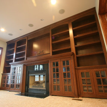 Custom Built Fireplace HDTV Mantles