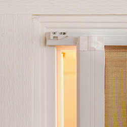 Retractable Door Screen With Latching Handle by Phantom Screens - Home Improvement