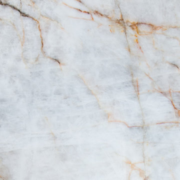 White Crystal Quartzite + Vintage Furniture + Exposed Brick