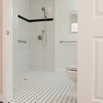 ADA Compliant Bathroom With Wheelchair Accessible Shower
