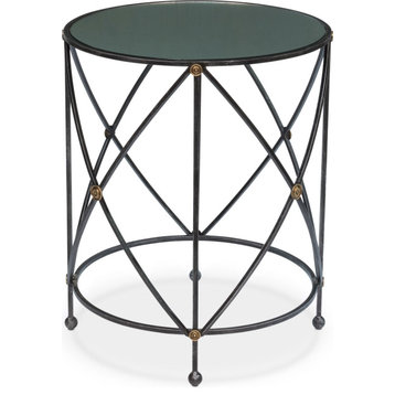 Drum & Fife Lamp Table - Black