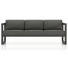 Avion 3 Piece Sofa Loveseat Set, Canvas Charcoal