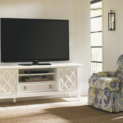 Ivory Key Wharf Street Entertainment Console - Entertainment Centers And Tv Stands