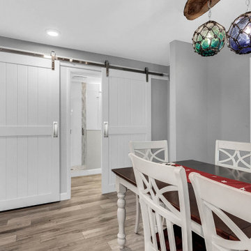 Kitchen Barn Door-Green Lake