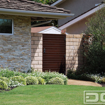 Custom Garden Gate for Mid Century or Contemporary Architectural Home Styles!