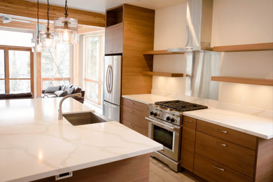 Example of a kitchen design in Denver