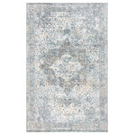 Safavieh - Safavieh Winston Wnt198A Traditional Rug, Beige/Gray, 2'2"x8' - The Safavieh Winston collection is an on-trend area rug created with a power loomed construction in Turkey for many years of decorating beauty. Its designer inspired color and polyester pile material will enhance the decor of any room.