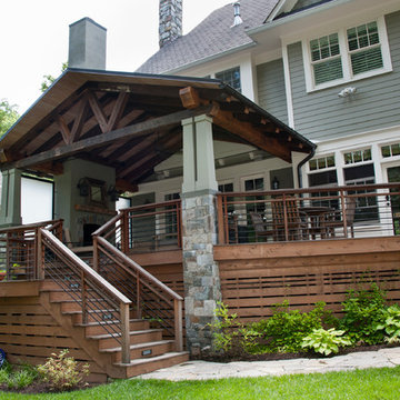 Cozy Craftsman Patio in Bethesda