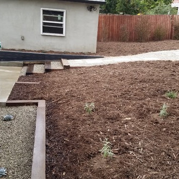 Backyard Altadena Re-design/Simple Clean-up