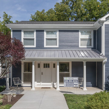 James Hardie Siding with Metal Roofing