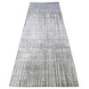2'6"x7'10" Ombre Design Pure Silk Handmade Runner Oriental Rug